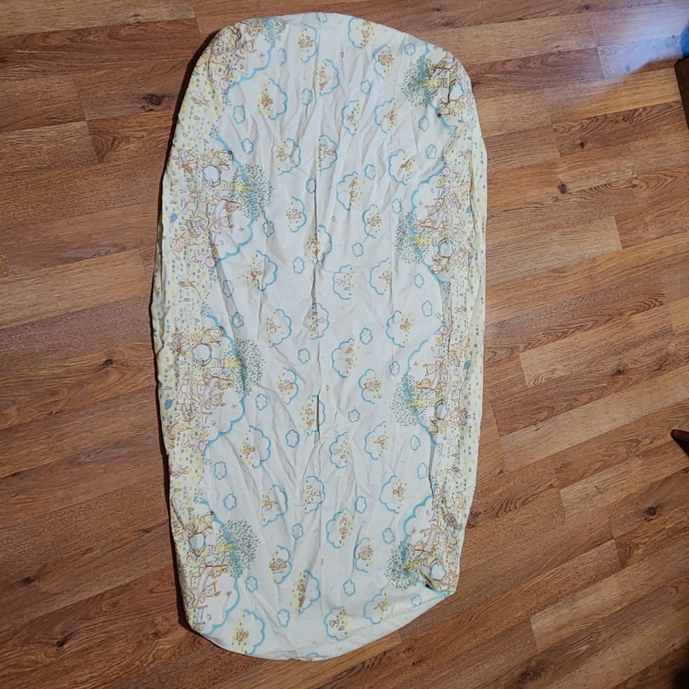 Unbranded Baby Crib Fitted Sheet Yellow Animal Band Musical Nursery Whimsical